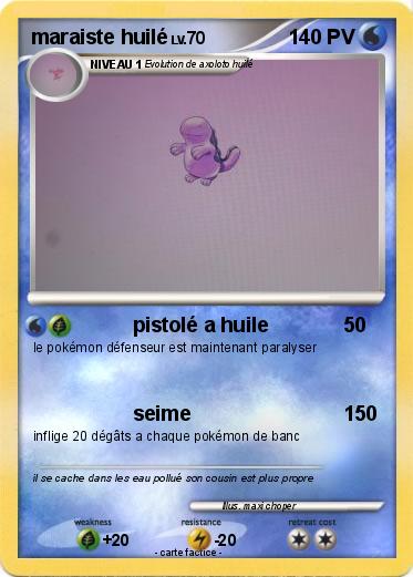 Pokemon maraiste huilé