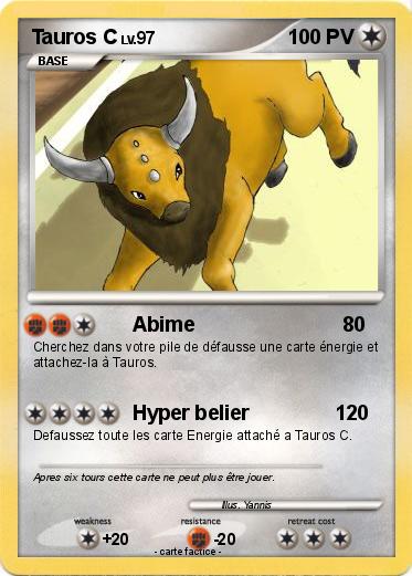 Pokemon Tauros C