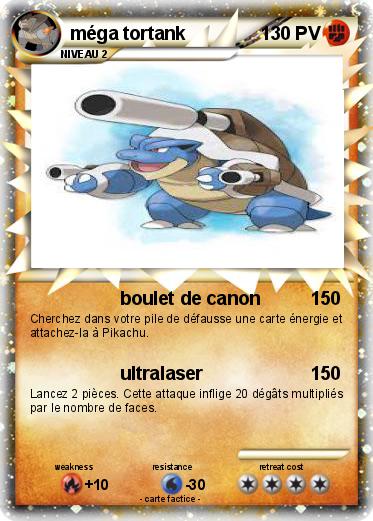 Pokemon méga tortank