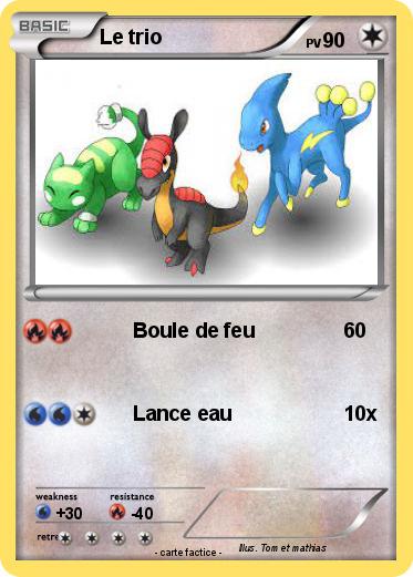 Pokemon Le trio