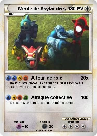Pokemon Meute de Skylanders