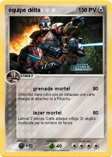 Pokemon équipe délta