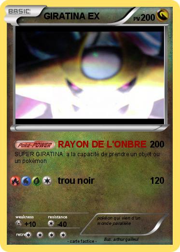 Pokemon GIRATINA EX