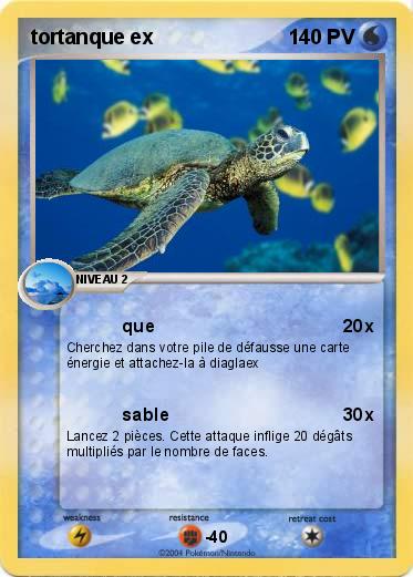 Pokemon tortanque ex