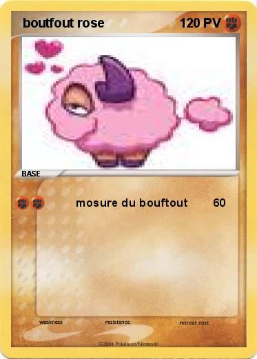Pokemon  boutfout rose