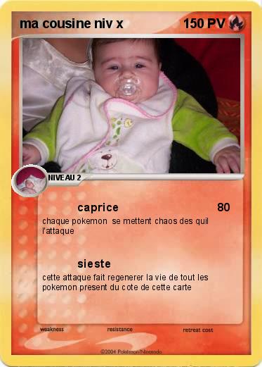 Pokemon ma cousine niv x