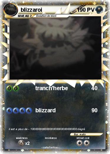 Pokemon blizzaroi