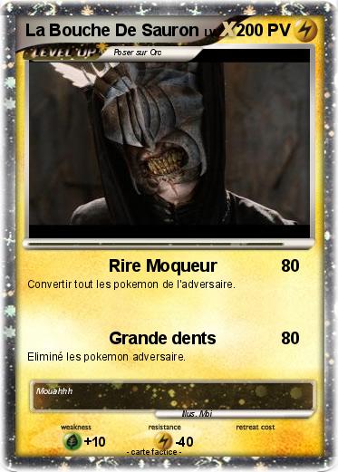 Pokemon La Bouche De Sauron