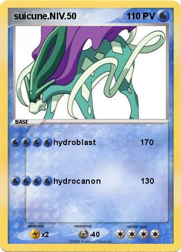 Pokemon suicune.NIV.50