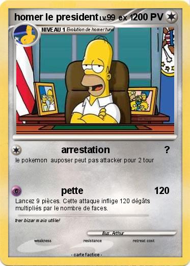Pokemon homer le president