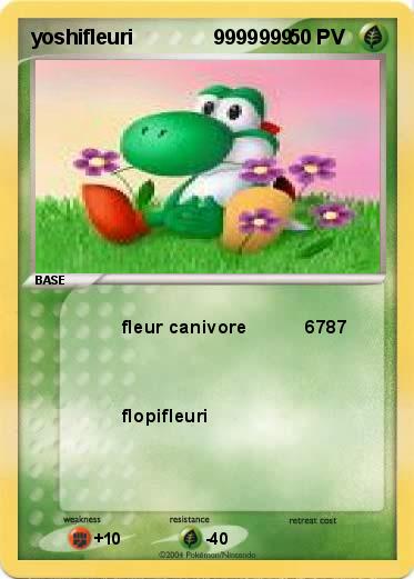 Pokemon yoshifleuri              9999999  