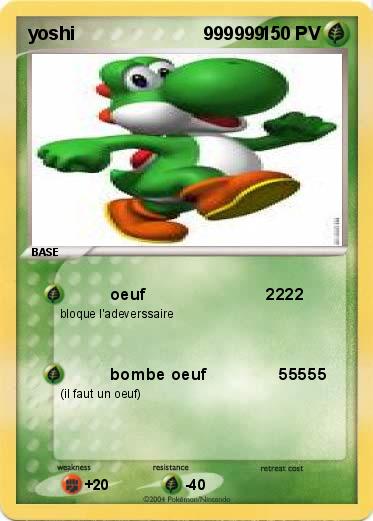 Pokemon yoshi                         999999       