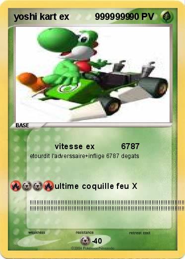 Pokemon yoshi kart ex          9999999  