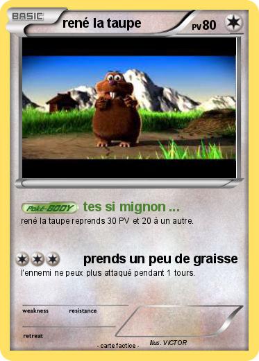 Pokemon rené la taupe