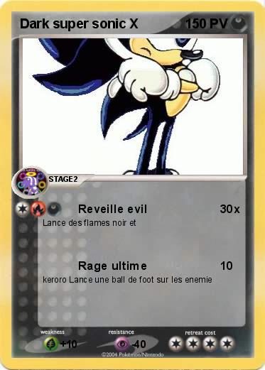 Pokemon Dark super sonic X