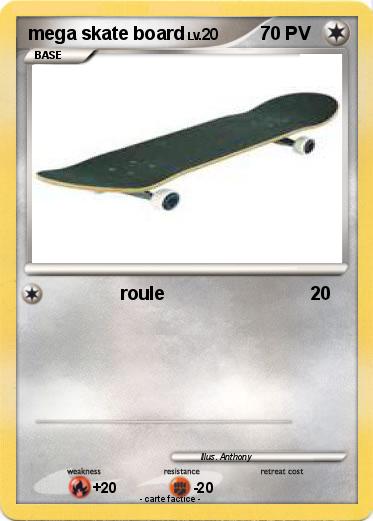 Pokemon mega skate board