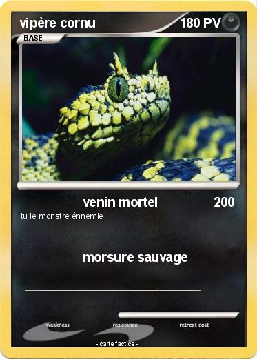 Pokemon vipère cornu