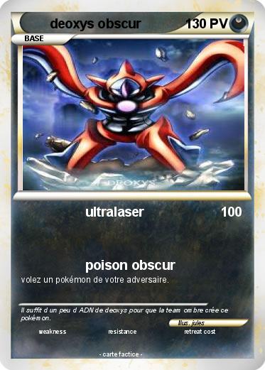 Pokemon deoxys obscur