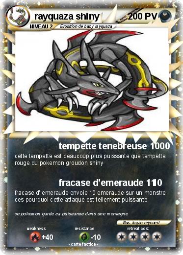 Pokemon rayquaza shiny
