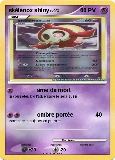 Pokemon skélénox shiny