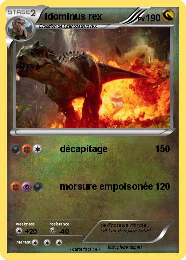Pokemon idominus rex