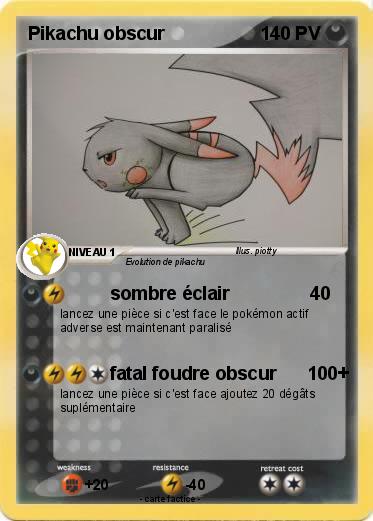 Pokemon Pikachu obscur
