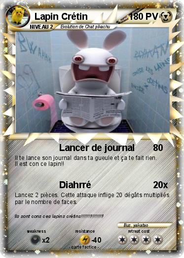 Pokemon Lapin Crétin