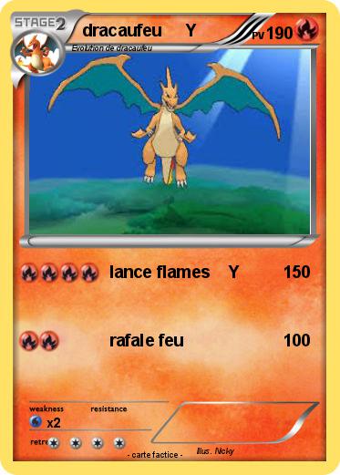 Pokemon dracaufeu     Y
