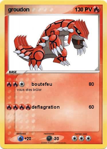 Pokemon groudon