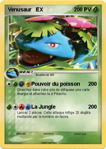 Pokemon Venusaur   EX