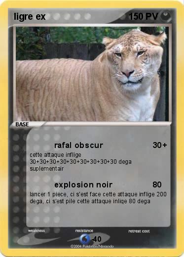 Pokemon ligre ex
