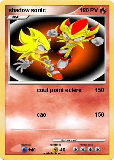 Pokemon shadow sonic