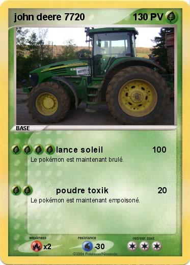 Pokemon john deere 7720