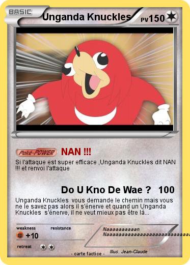Pokemon Unganda Knuckles