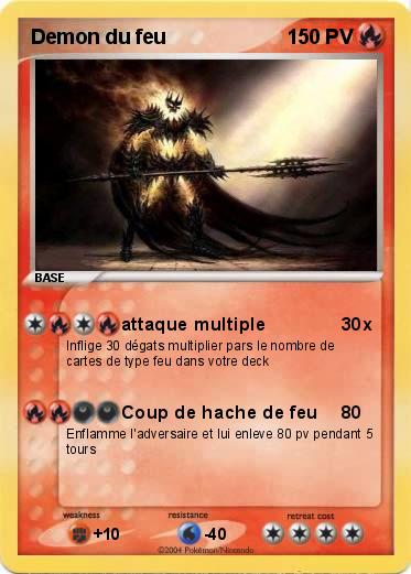 Pokemon Demon du feu