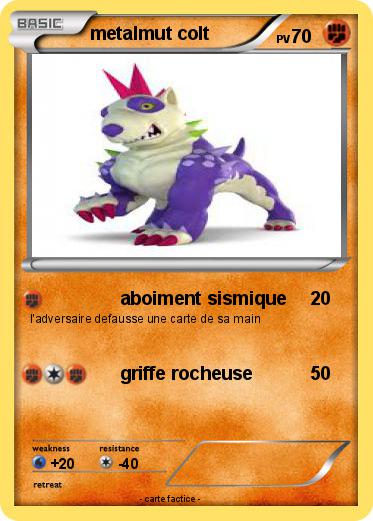 Pokemon metalmut colt
