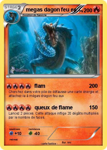 Pokemon megas dagon feu ex
