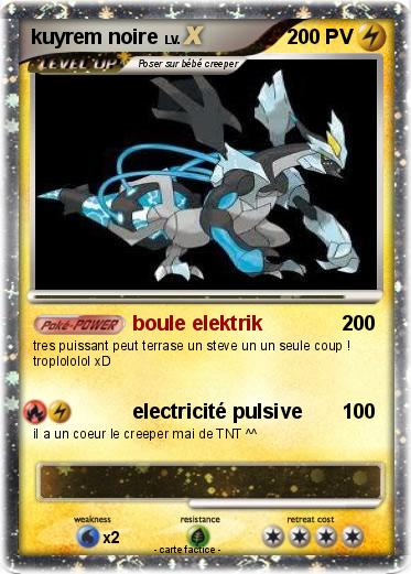 Pokemon kuyrem noire