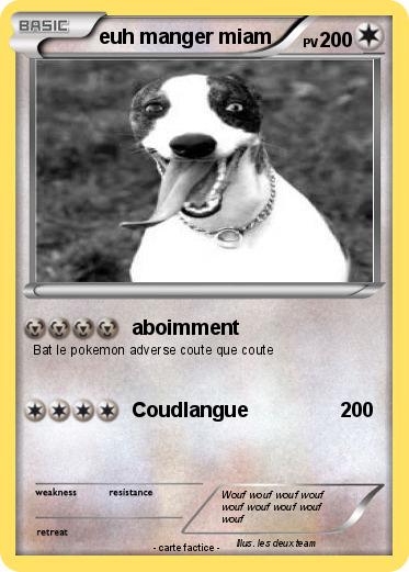 Pokemon euh manger miam