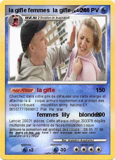 Pokemon la gifle femmes  la gifle