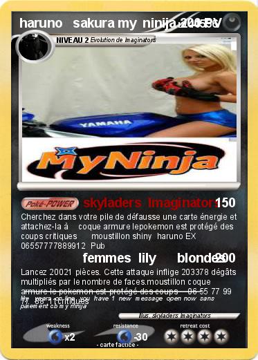 Pokemon haruno   sakura my  ninija