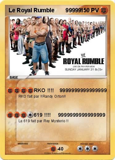 Pokemon Le Royal Rumble       99999