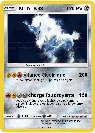 Pokemon Kirin  lv.98