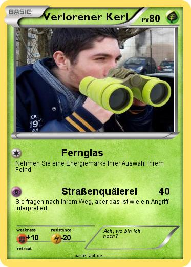 Pokemon Verlorener Kerl