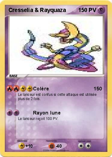Pokemon Cresselia & Rayquaza