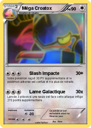 Pokemon Méga Croatox
