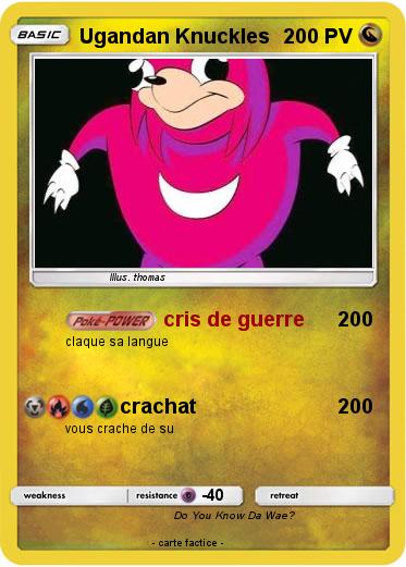 Pokemon Ugandan Knuckles