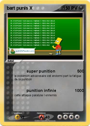 Pokemon bart punis X