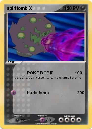 Pokemon spiritomb X