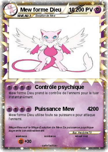 Pokemon Mew forme Dieu     10
